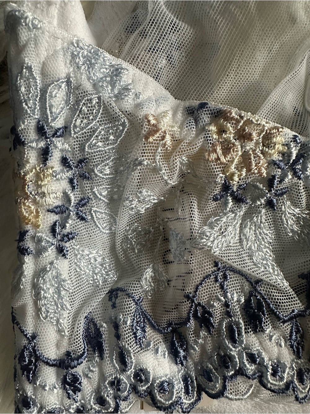 NWT Cosabella Ushuaya Underwire Molded Bra 34D Bridal Embroidered Lace Italy - Picture 5 of 7